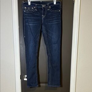 True Religion Dark Blue Skinny Jeans